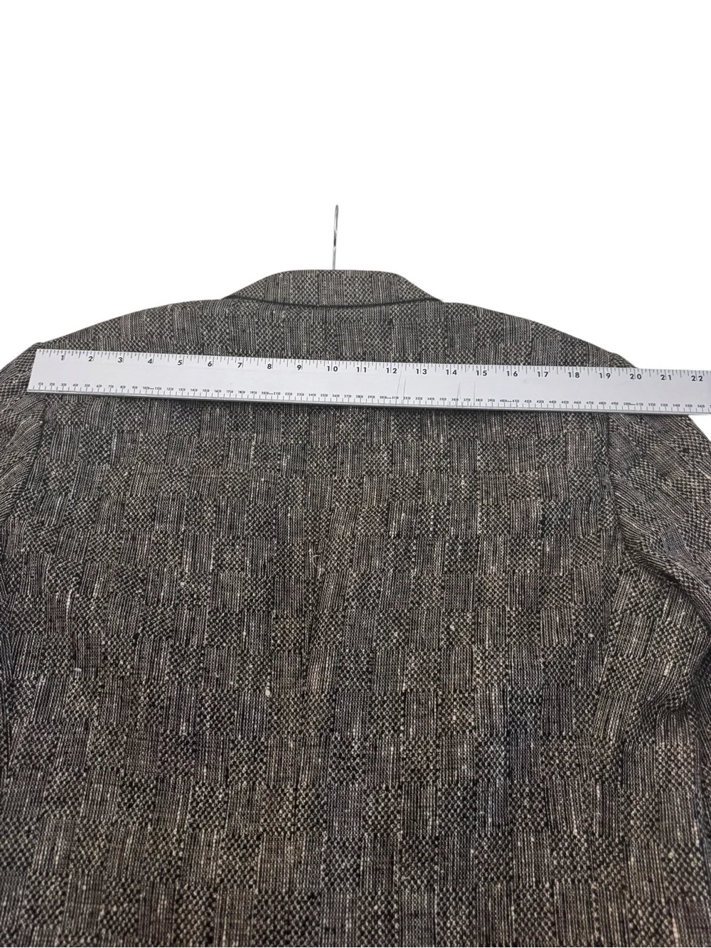 Vintage MANI Giorgio Armani 43R Textured Blazer Silk Lined Italy